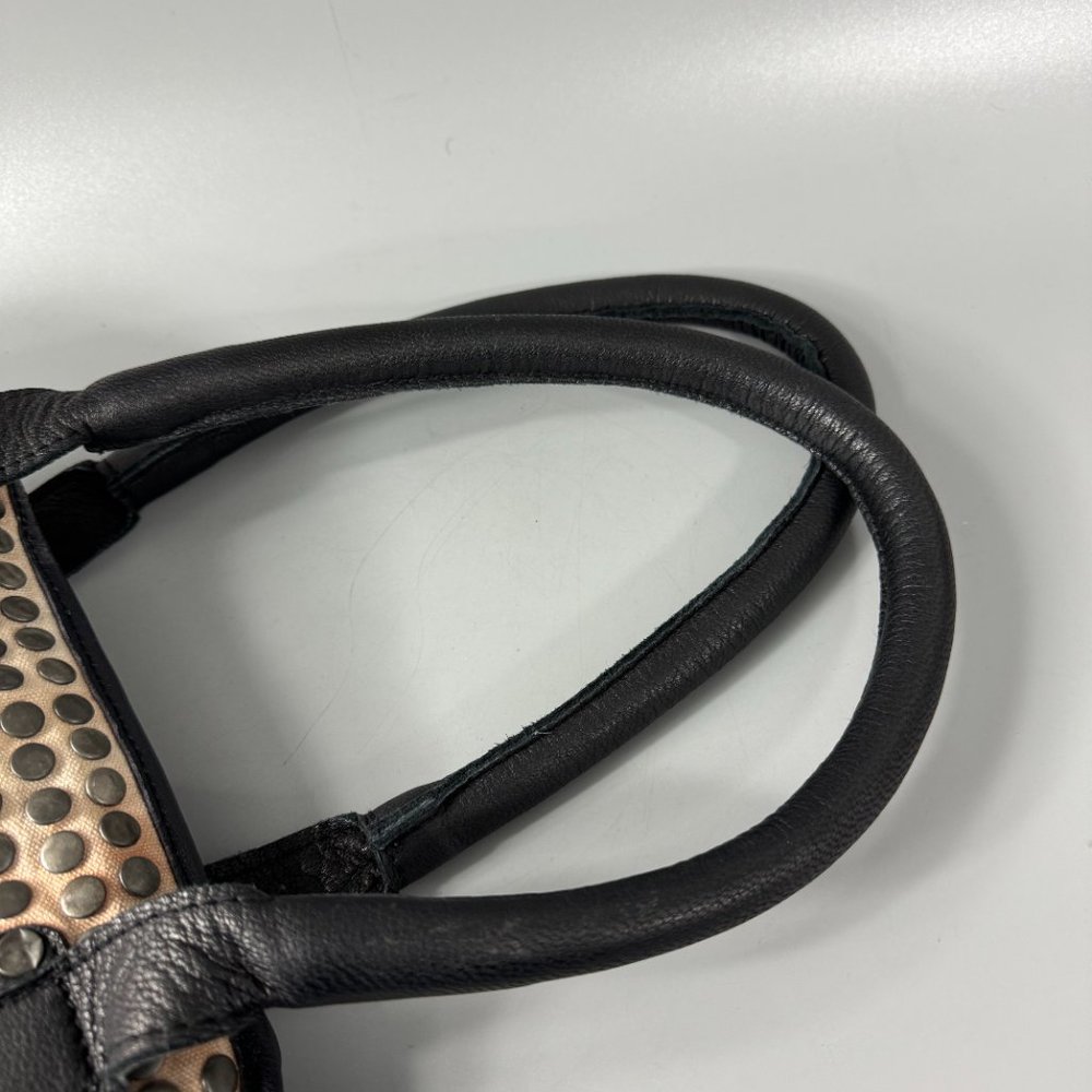 Free People Ryman Distressed Tote Studded Expendable Zipper Center - Picture 13 of 16